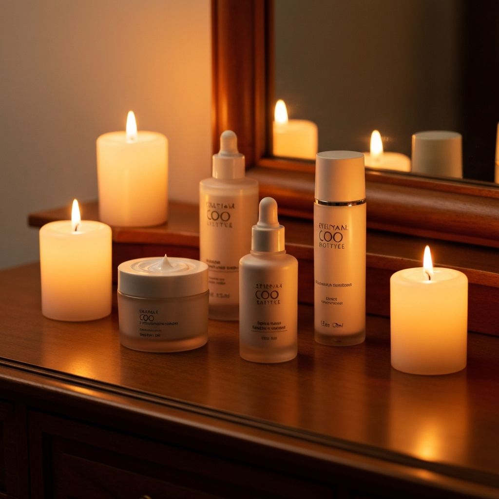 Rutina de belleza nocturna